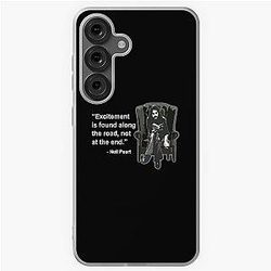 Neil Peart Quote - Excitement Galaxy Soft Case
