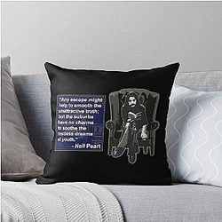 Neil Peart Quote - Suburbs Throw Pillow