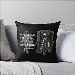 Neil Peart Choice Throw Pillow