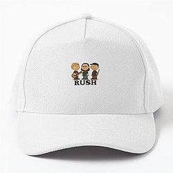 Rush x Peanuts Retro Geddy Lee and Alex Lifeson Rock Band Baseball Cap