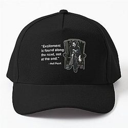 Neil Peart Quote Excitement Baseball Cap