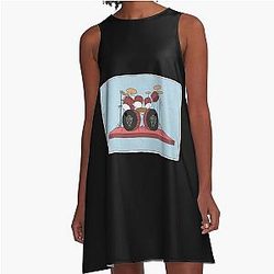 Neil Peart Music Essential T-Shirt A-Line Dress