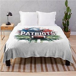 New England Patriots Throw Blanket