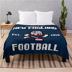 Property of New England Patriots Football Throw Blanket