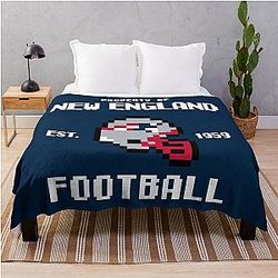 Property of New England Patriots Football Throw Blanket