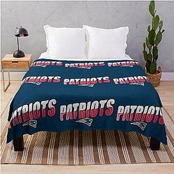 New England Patriots Throw Blanket