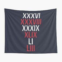 New England Patriots 6X Super Bowl Champions Tapestry