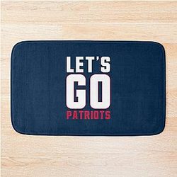 New England Football Fan Patriots Bath Mat