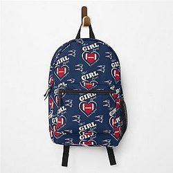 This girl loves Patriots backpack