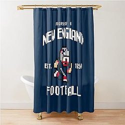 Property of New England Patriots Football Shower Curtain