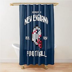 Property of New England Patriots Football Shower Curtain