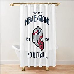 Property of New England Patriots Football Shower Curtain