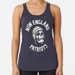 Patriots Skull Racerback Tank