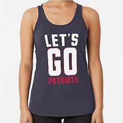 New England Football Fan Racerback Tank Top
