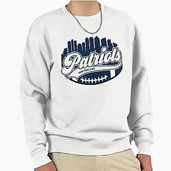Patriots Football Skyline Pullover Sweatshirt