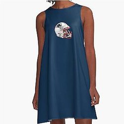 Helmet Patriots Icon A-Line Dress