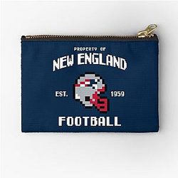 Property of New England Patriots Football Zipper Pouch