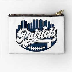 Patriots Football Skyline Zipper Pouch