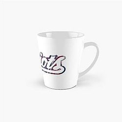 Patriots Cursive Brushstroke Background Tall Mug