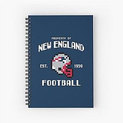 Property of New England Patriots Football Notebook