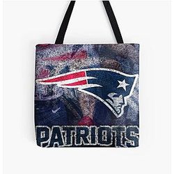 Patriots Over Print Tote Bag