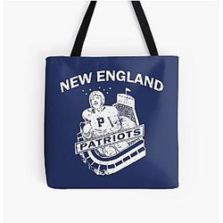 Vintage New England Patriots Tote Bag