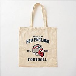 Property of New England Patriots Football Cotton Tote Bag