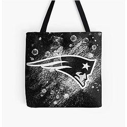 Patriots Over Print Tote Bag