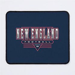 New England Football Vintage Patriots Inspired 90s Throwback Mouse Pad