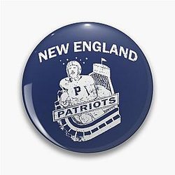 Vintage New England Patriots Collectible Enamel Pin