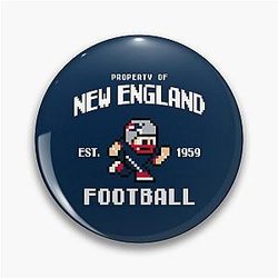 Property of New England Patriots Football Pin