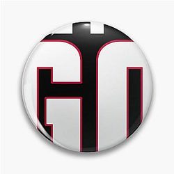 New England Football Fans Go Patriots Pin