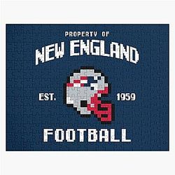 Property of New England Patriots Football Puzzle