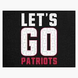 New England Football Fans Go Patriots Classic Jigsaw Puzzle