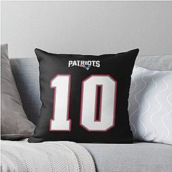 Jones Patriots T Shirt Throw Pillow
