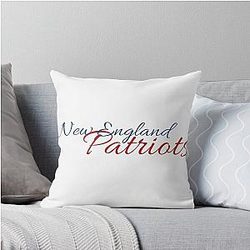 New England Patriots Throw Pillow