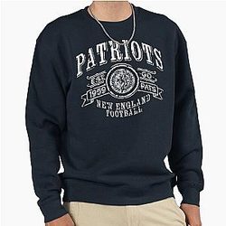 Patriots Vintage Football Pullover Hoodie