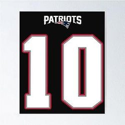 Jones Macs Patriots T-Shirt Poster