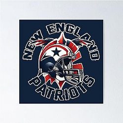 New England Patriots NFL Poster