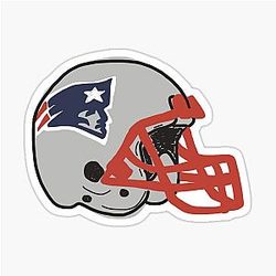 Patriots Helmet Sticker