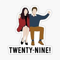 New Girl I'm Feelin' Twenty Nine Sticker