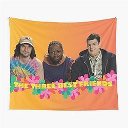 Three friends from college new girl Tapestry