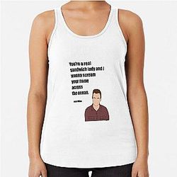 Nick from New Girl Racerback Tank Top