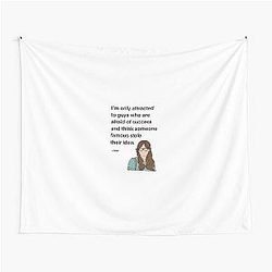 Jess from New Girl quote: Afraid of Success Tapestry