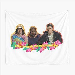 Three best friends from college New girl tapestry