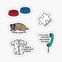 Winston Bishop, New Girl Sticker
