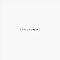 Panic Moonwalk The New Girl Sticker