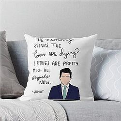 Schmidt from New Girl quote economy Throw Pillow