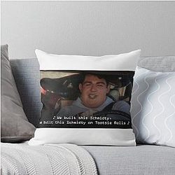 New Girl - Schmidt: We built this Schmidty on Tootsie Roll Throw Pillow