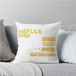 Sponges (New Girl) Throw Pillow
